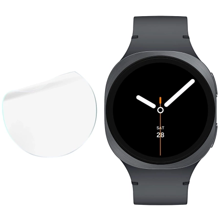 Folia hydrożelowa na ekran Bizon Glass Watch Hydrogel Duo do Galaxy Watch 8 44 mm, 2 sztuki