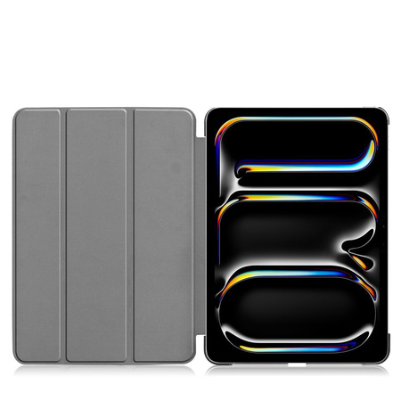 Etui Bizon Case Tab Croc do iPad Pro 11" 2025 / 2024, białe