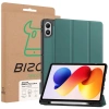 Etui z klapką Bizon Case Tab Lizard do Xiaomi Redmi Pad 2 Pro, ciemnozielone