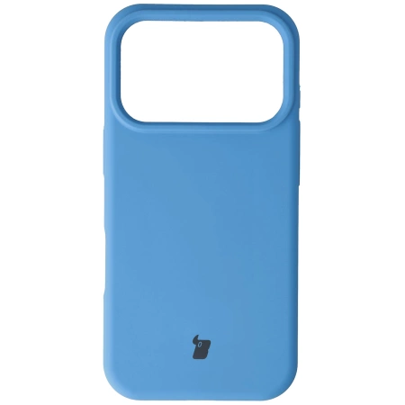 Silikonowe etui Bizon Soft Case do iPhone 17 Pro, niebieskie