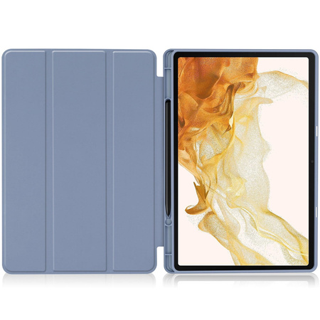 Etui Bizon Case Tab Lizard do Galaxy Tab S10 Plus / S9 Plus, fioletowe