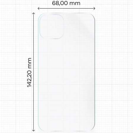 Folia hydrożelowa na tył Bizon Glass Hydrogel do iPhone 13, 1 sztuka