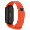 Silikonowy pasek Bizon Strap Watch Silicone do Xiaomi Smart Band 9 / 9 NFC / 8, pomarańczowy