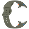 Silikonowy pasek Bizon Strap Watch Silicone G do Galaxy Watch 8 40 mm / 44 mm / 8 Classic 46 mm, ciemnozielony