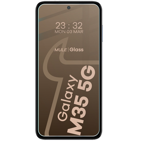 Elastyczne szkło hybrydowe Bizon Glass Mule do Galaxy M35 5G