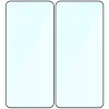 Szkło hartowane Bizon Glass Edge Duo do Xiaomi POCO X6 Pro / X7 Pro, czarna ramka, 2 sztuki