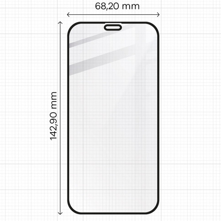 2x Szkło + szybka na aparat Bizon Edge Pack do iPhone 12 Pro