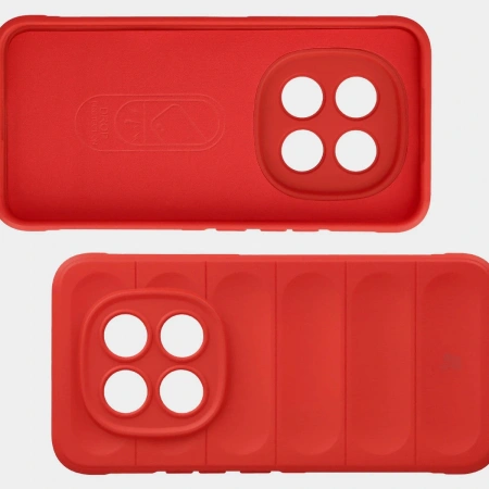 Pancerne etui Bizon Case Tur do Xiaomi Redmi Note 15 Pro Plus 5G / POCO M8 Pro 5G, czerwone