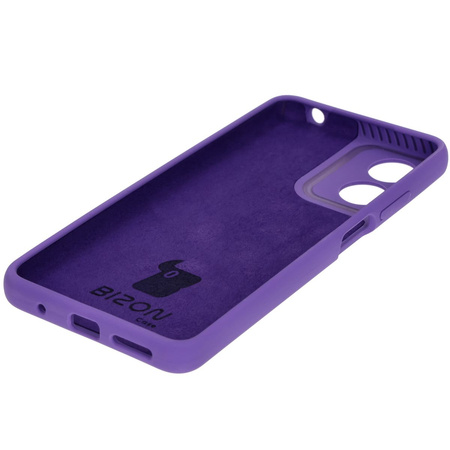 Silikonowe etui Bizon Soft Case do Motorola Moto G04, fioletowe