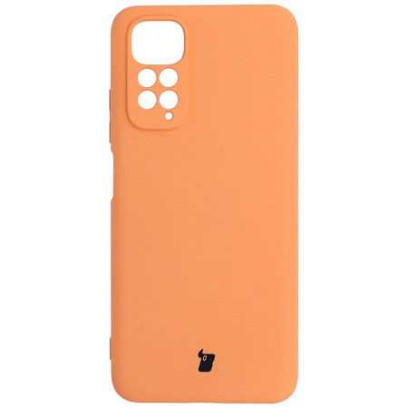 Etui Bizon Case Silicone do Xiaomi Redmi Note 11/11S, pomarańczowe