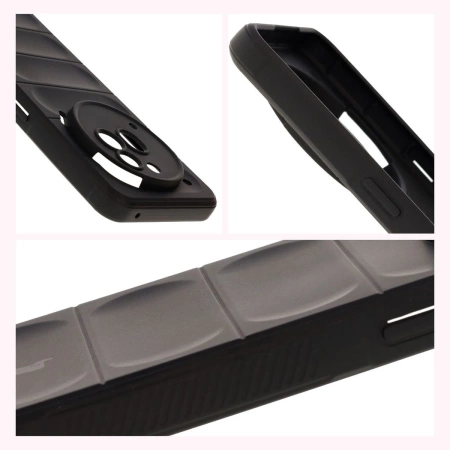 Pancerne etui Bizon Case Tur do Nothing Phone (3a) Pro, czarne