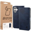Etui z klapką Bizon Case Pocket do iPhone 17, granatowe