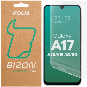 Folia hydrożelowa na ekran Bizon Glass Hydrogel Front do Galaxy A16 4G/5G / A17 5G / A26 5G, 1 sztuka