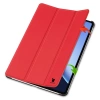 Etui z klapką Bizon Case Tab Croc do OnePlus Pad 3 / 2 Pro / OPPO Pad 4 Pro, czerwone