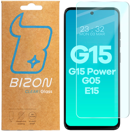 Szkło hartowane Bizon Glass Clear 2 do Motorola Moto G15/G15 Power/G05/E15