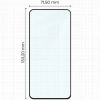 Szkło hartowane Bizon Glass Edge Duo do Galaxy A54 5G, czarna ramka, 2 sztuki