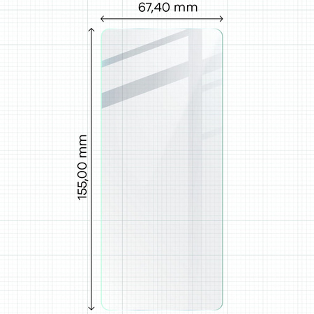 3x Szkło + szybka na aparat BIZON Clear 2 Pack do Motorola Moto G14 / G54