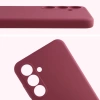 Silikonowe etui Bizon Soft Case do Galaxy S25 FE, ciemnofioletowe