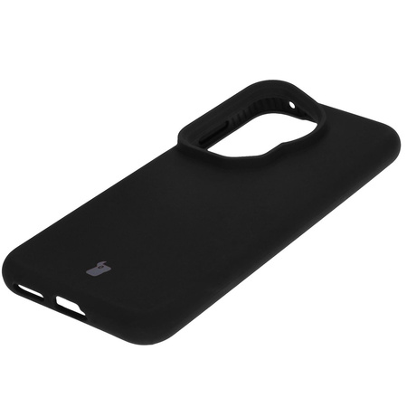 Silikonowe etui Bizon Soft Case do Huawei Pura 70 Ultra, czarne