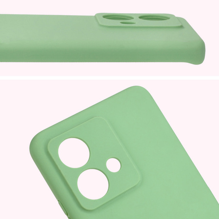 Silikonowe etui Bizon Soft Case do Motorola Edge 40 Neo, jasnozielony