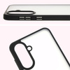 Etui Bizon Case Angelo do Galaxy A36 5G, półprzezroczyste z czarną ramką