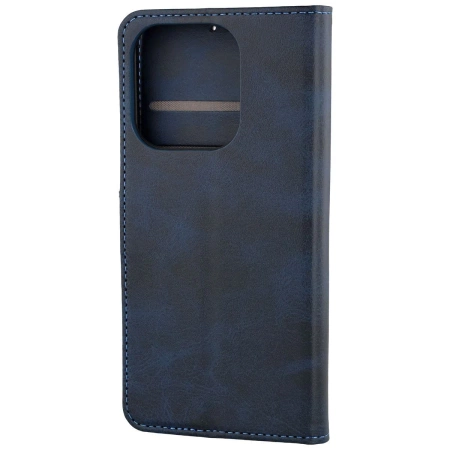 Etui z klapką Bizon Case Pocket do Oppo Find X9, granatowe