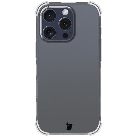Etui + 2x folia na ekran + szkiełko na obiektyw Bizon Case Clear Pack do iPhone 16 Pro