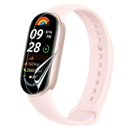 Folia hydrożelowa na ekran Bizon Glass Watch Hydrogel Duo do Xiaomi Smart Band 9, 2 sztuki