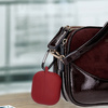 Silikonowe etui z karabińczykiem Bizon Case Headphone Silicone do Galaxy Buds 3/3 Pro/3 FE, burgundowe