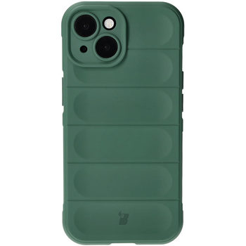 Pancerne etui Bizon Case Tur do iPhone 15, ciemnozielone