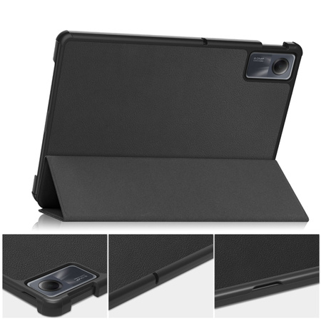 Etui Bizon Case Tab Croc do Xiaomi Redmi Pad SE, czarne