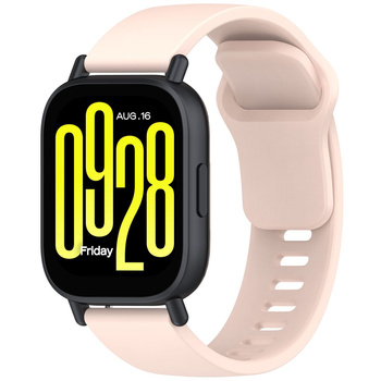 Pasek silikonowy do smartwatcha, Bizon Strap Watch Silicone Pro H, Quick Release 22 mm, różowy