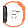 Pasek Bizon Strap Watch Silicone B do Xiaomi Redmi Watch 5/4 / Smart Band 9/8 Pro, marchewkowy