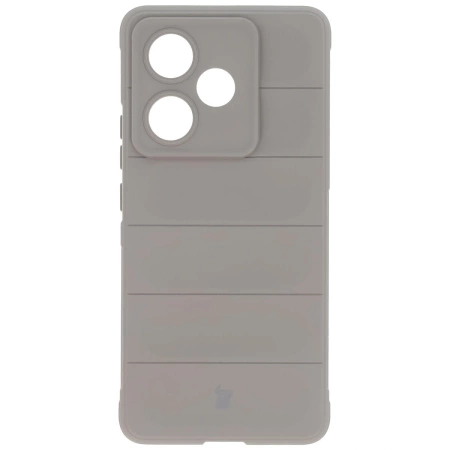Pancerne etui Bizon Case Tur do Realme GT 7 / 7T, jasnoszare