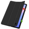 Etui z klapką Bizon Case Tab Lizard do Galaxy Tab S10 FE Plus, czarne