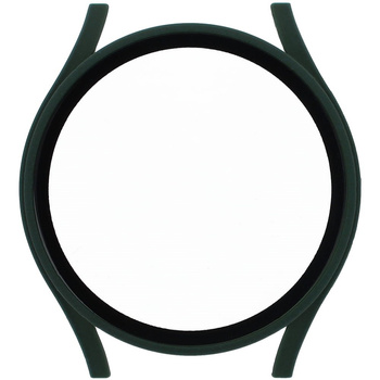 Etui Bizon Case+Glass do Galaxy Watch FE / 5 / 4 40mm, zielone