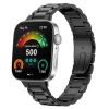 Pasek ze stali nierdzewnej Bizon Strap Watch Aura do Huawei Watch Fit 4 Pro/Fit 4/Fit 3, czarny