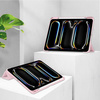 Etui Bizon Case Tab Clear Matt do iPad Pro 11" 2025 / 2024, różowe