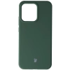 Silikonowe etui Bizon Soft Case do Oppo Reno 14, ciemnozielone