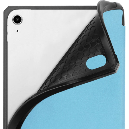 Etui Bizon Case Tab Lizard do Apple iPad Mini (A17 Pro) 2024 / iPad Mini 6 2021, błękitne