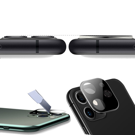 2x Szkło + szybka na aparat Bizon Edge Pack do iPhone 11