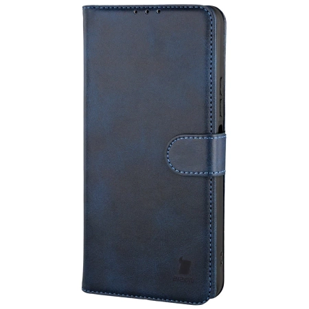 Etui z klapką Bizon Case Pocket do Xiaomi Redmi 15 4G / 5G, granatowe