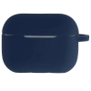 Silikonowe etui z karabińczykiem Bizon Case Headphone Silicone do AirPods Pro 2, granatowe
