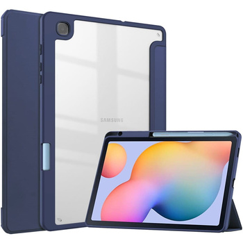 Etui Bizon Case Tab Clear Matt do Galaxy Tab S6 Lite 2024/2022/2020, granatowe