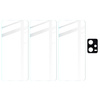 3x Szkło hartowane + szybka na aparat Bizon Glass Clear 2 Pack do Poco X5