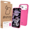 Silikonowe etui Bizon Soft Case do iPhone 17 Pro Max, fuksja