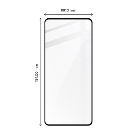 Szkło hartowane Bizon Glass Edge do Galaxy A51, czarne