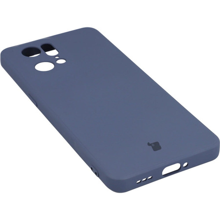 Etui Bizon Case Silicone do Oppo Find X5 Pro, szare