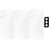 3x Szkło hartowane + szybka na aparat Bizon Glass Clear Pack do Galaxy S21 Plus 5G
