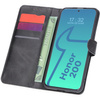 Etui z klapką Bizon Case Pocket do Honor 200, czarne